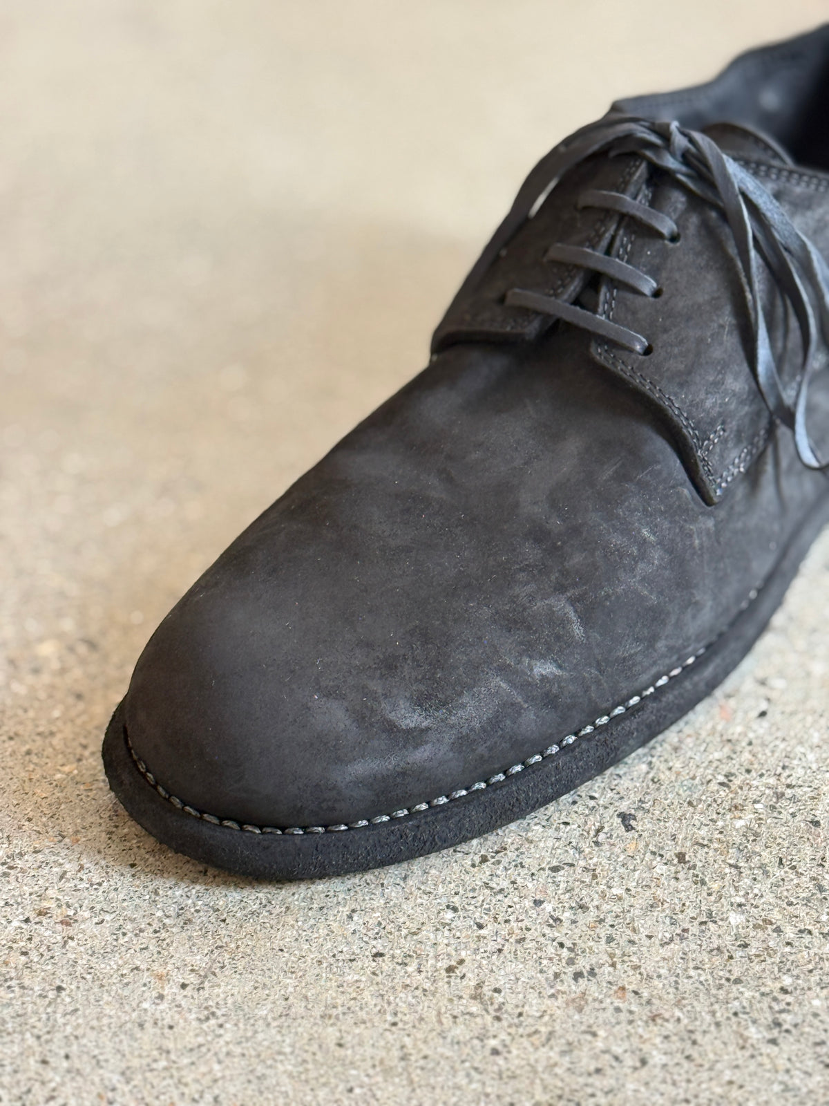 GUIDI  992 CORDOVAN COAT CLASSIC DERBY