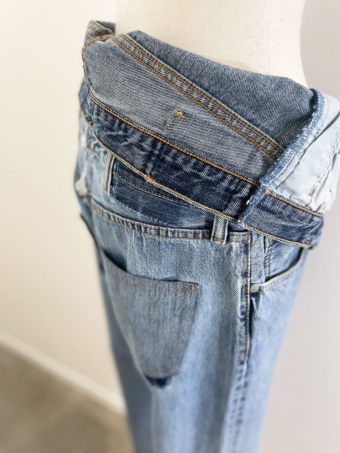 QUIITO W WAIST DENIM PT (A)