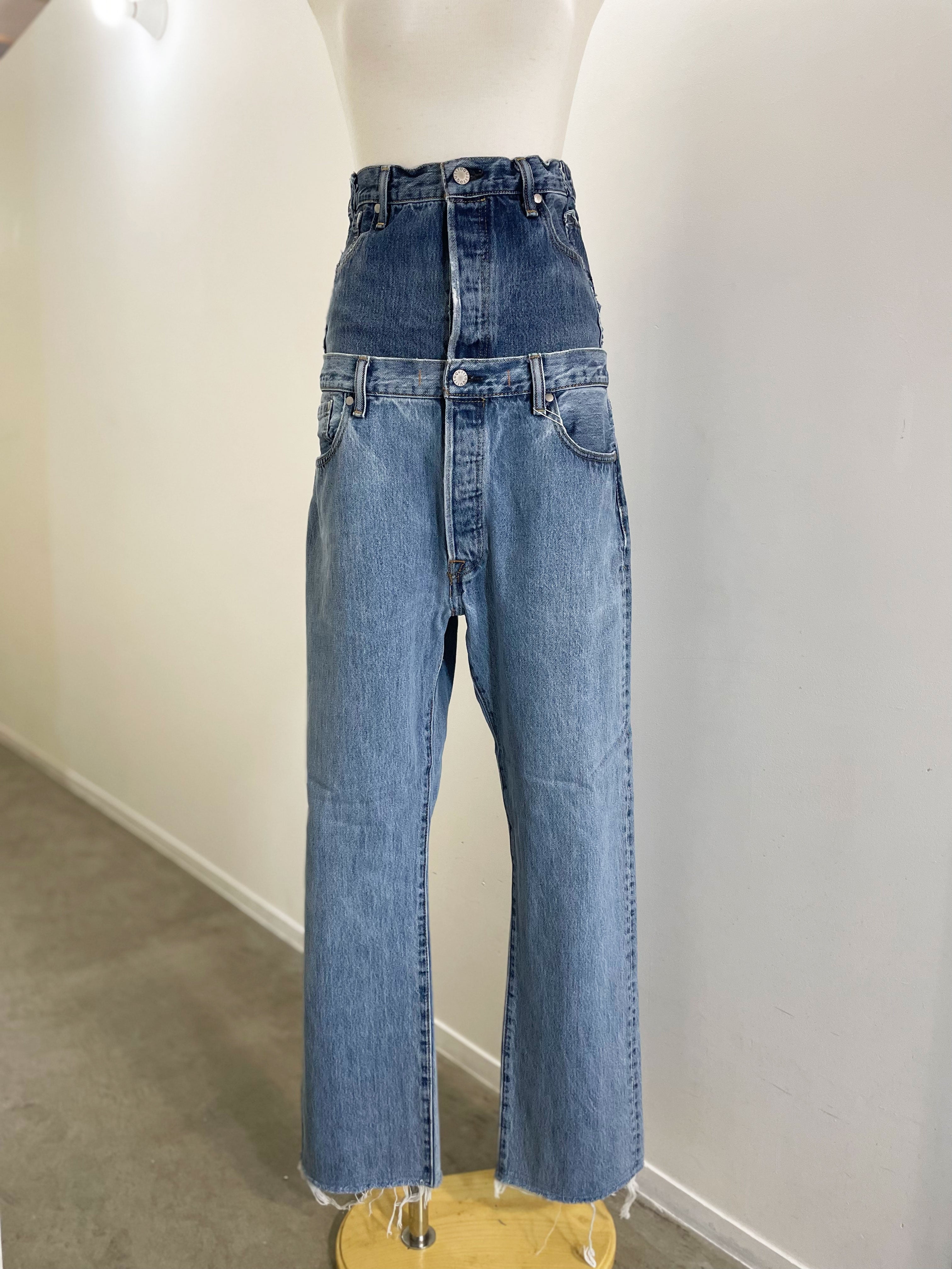 QUIITO W WAIST DENIM PT (A)