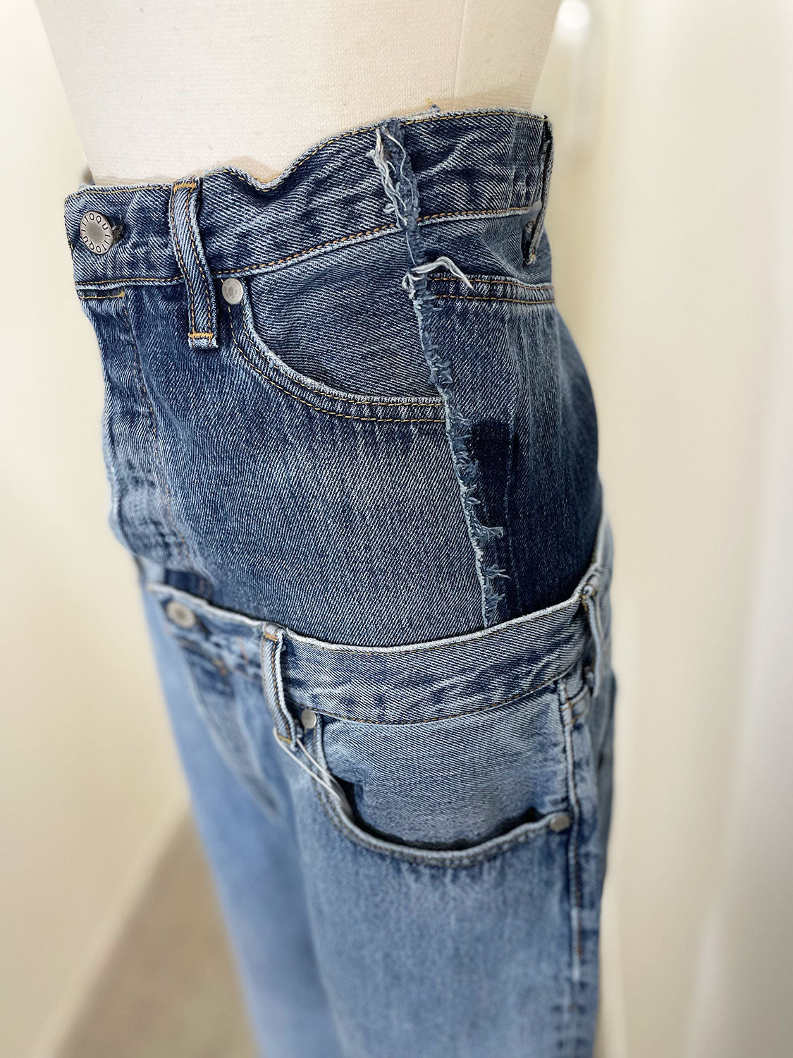 QUIITO W WAIST DENIM PT (A)