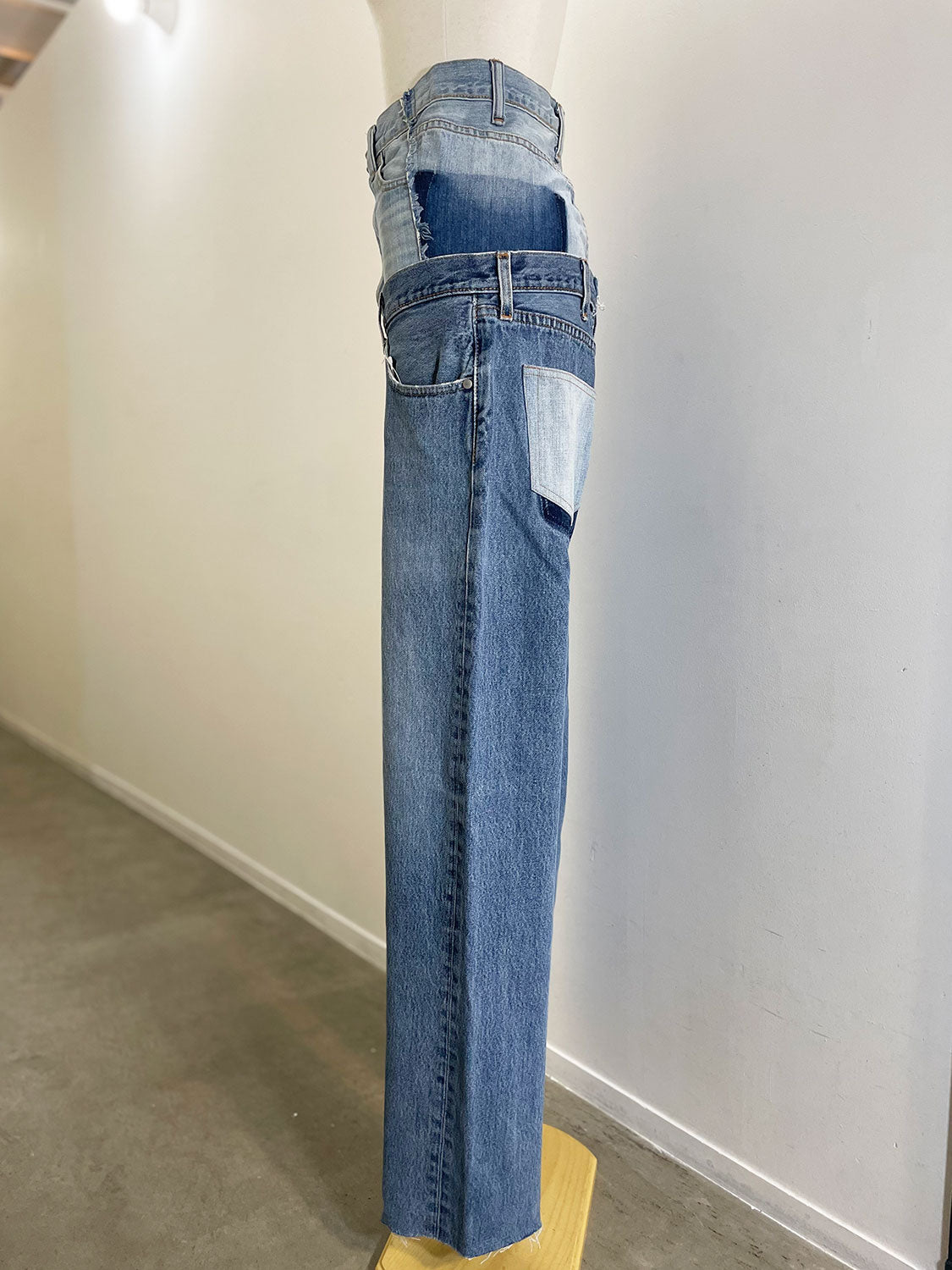 QUIITO W WAIST DENIM PT (B)