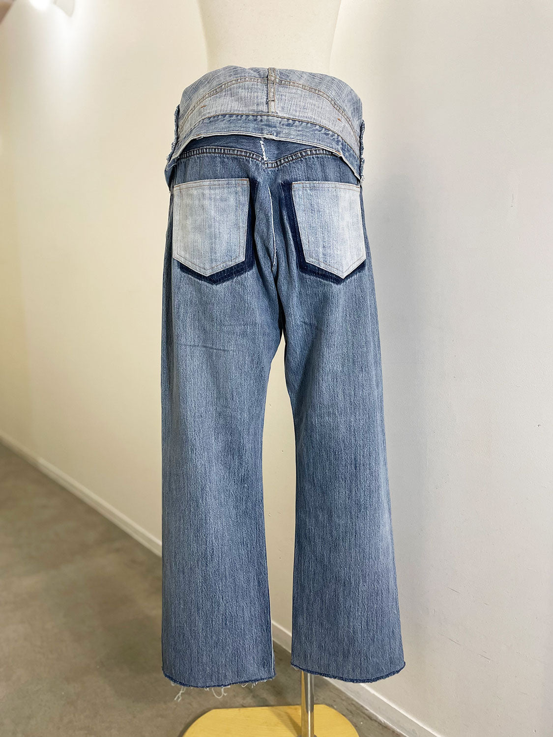 QUIITO W WAIST DENIM PT (C)
