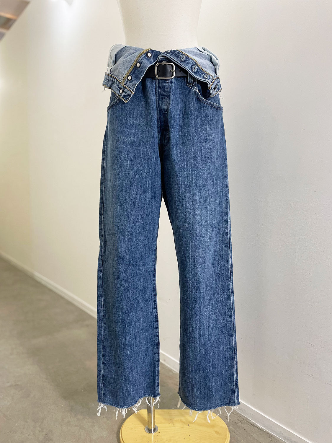 QUIITO W WAIST DENIM PT (サイズ2)