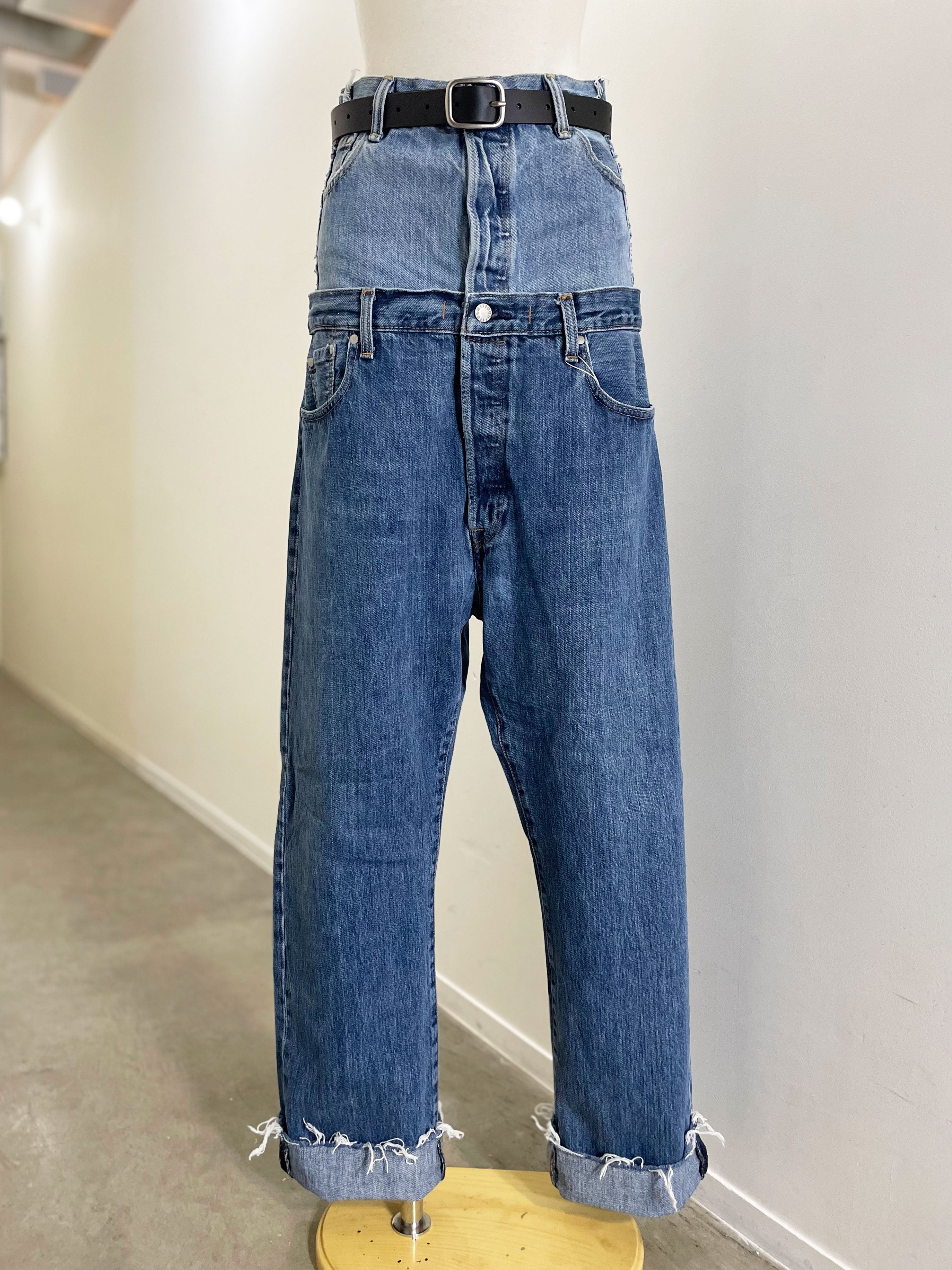 QUIITO W WAIST DENIM PT (サイズ2)