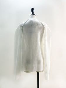 AMOMENTO MENS PLEATS ZIP UP JUMPER