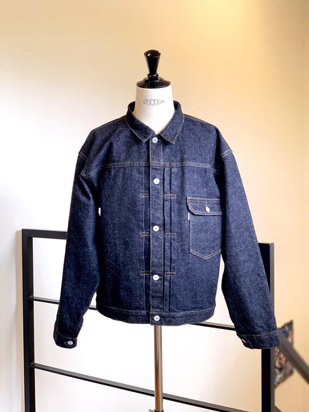 New Manual 001 T-BACK DENIM JACKET デニム 001 T-BACK DENIM JACKET ONE-WASHED – New Manual