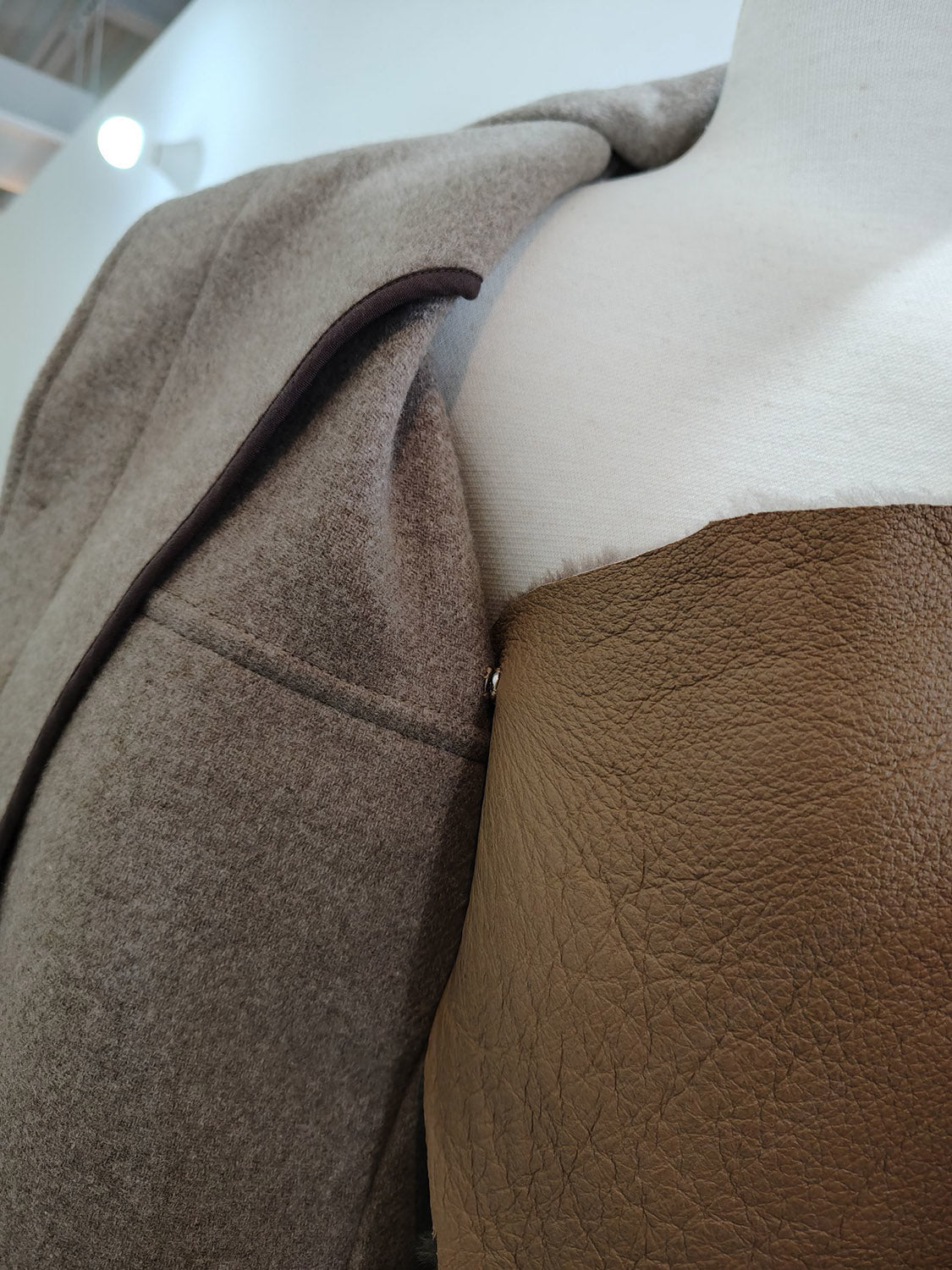 TANAKA SHEARLING FLAP SHIRT
