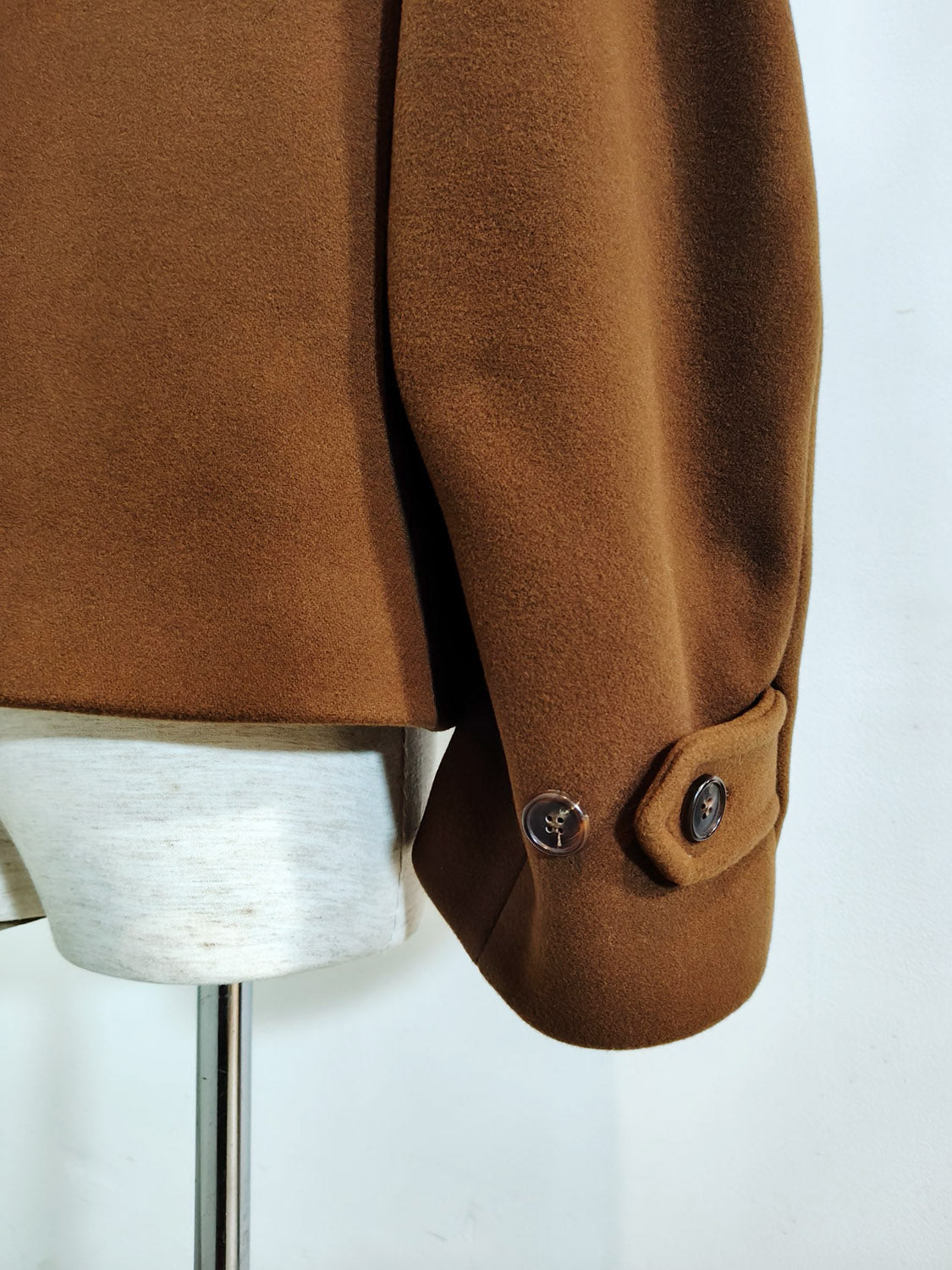 HED MAYNER HMMD10068P WOOL NOCOLLAR SHORT BLOUSON