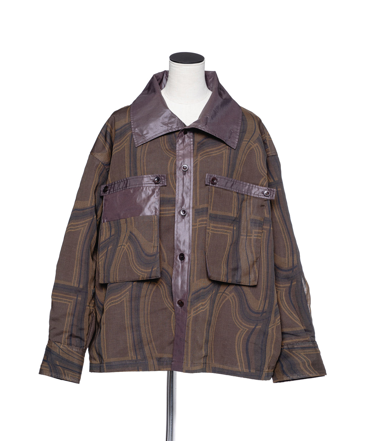 muller of yoshiokubo  LIMINAL CHECK SHIRTS JACKET