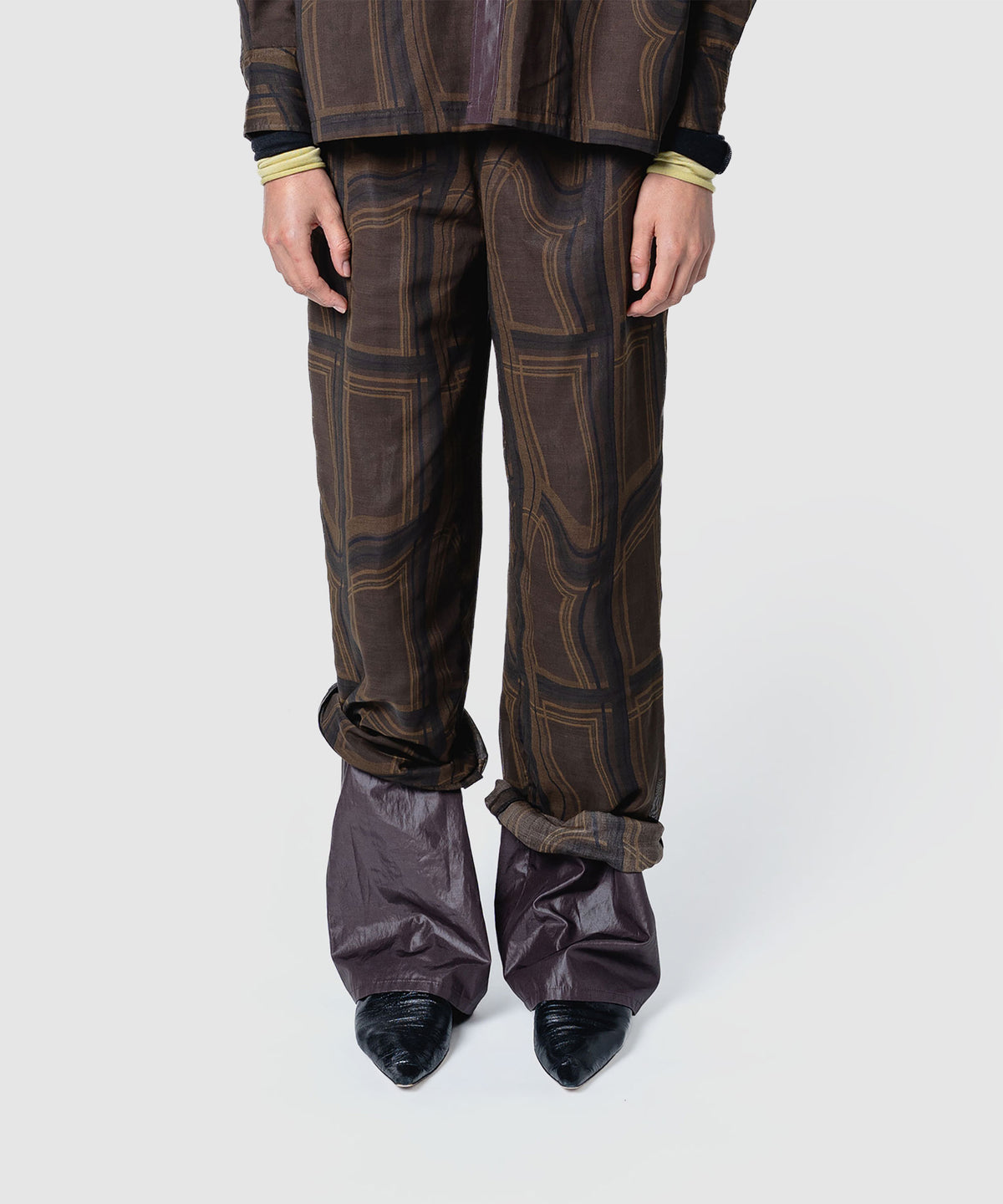 muller of yoshiokubo   LIMINAL CHECK PANTS