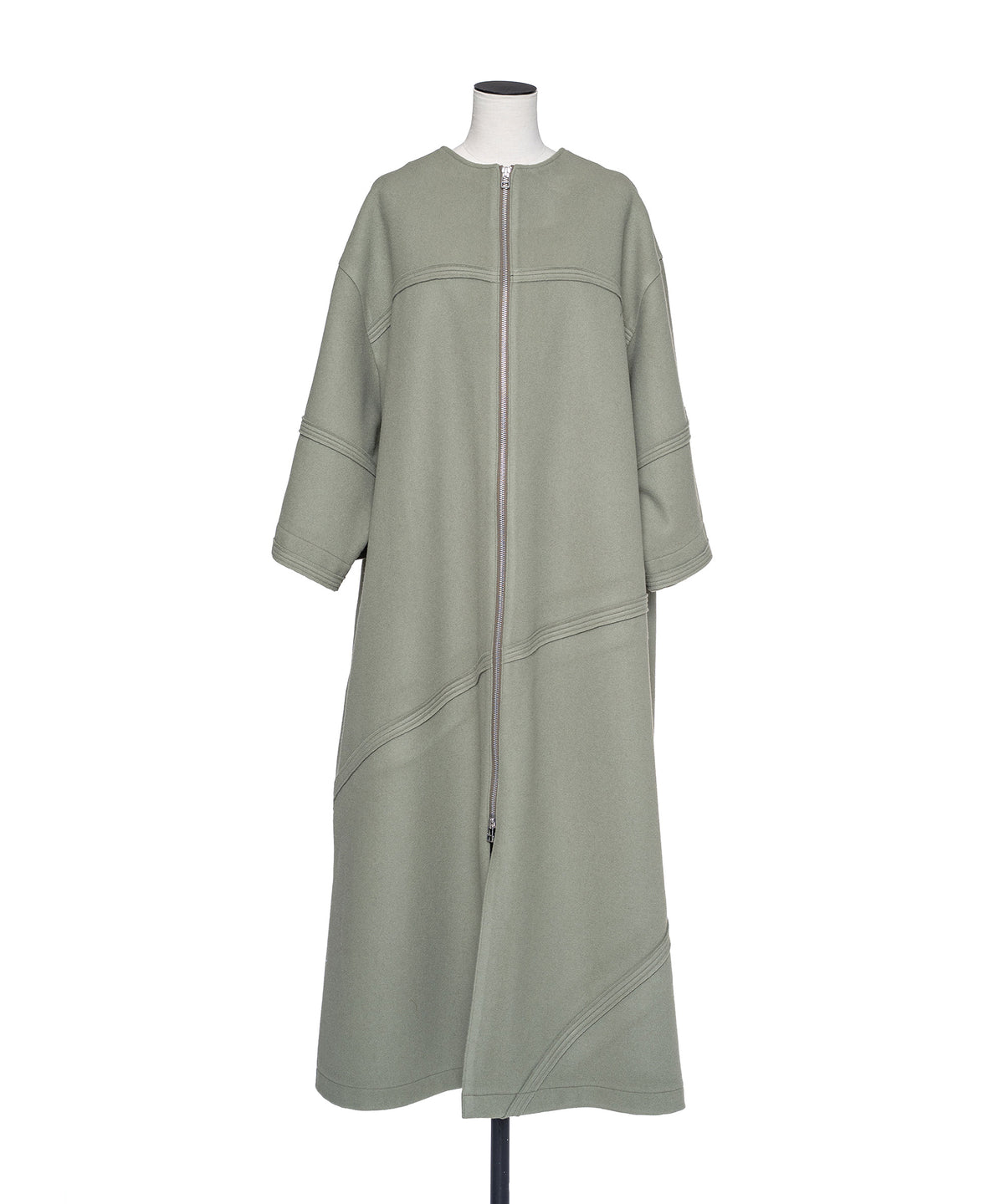 muller of yoshiokubo   MELLOW WOOL COAT DRESS