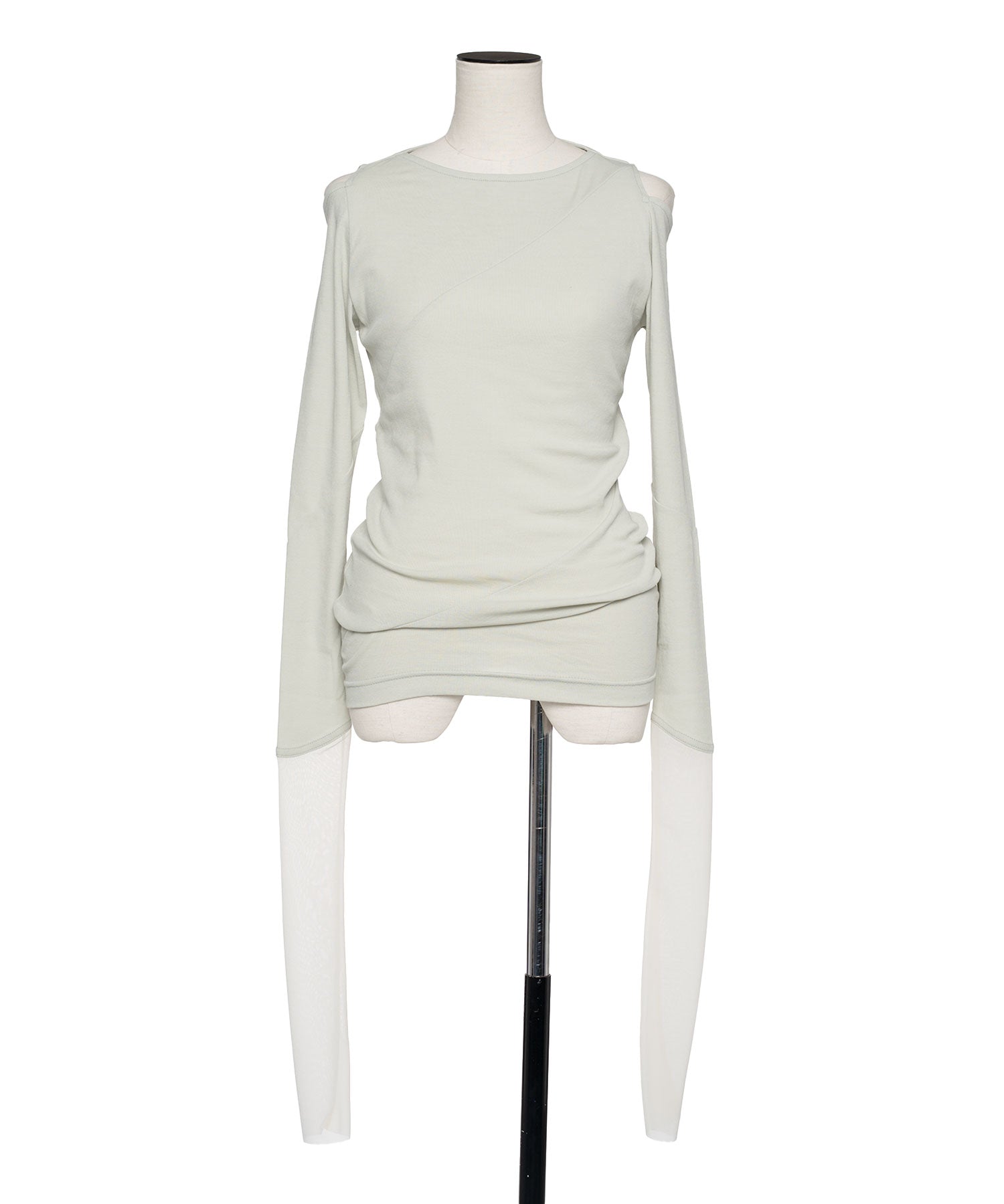 muller of yoshiokubo   DIGONAL LONG SLEEVE TOP