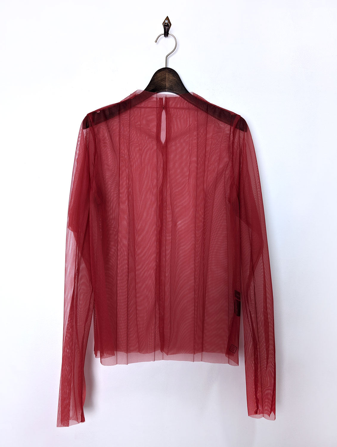 NAKAGAMI チュールハイネックカットソー(RED/BLUE/BLACK)