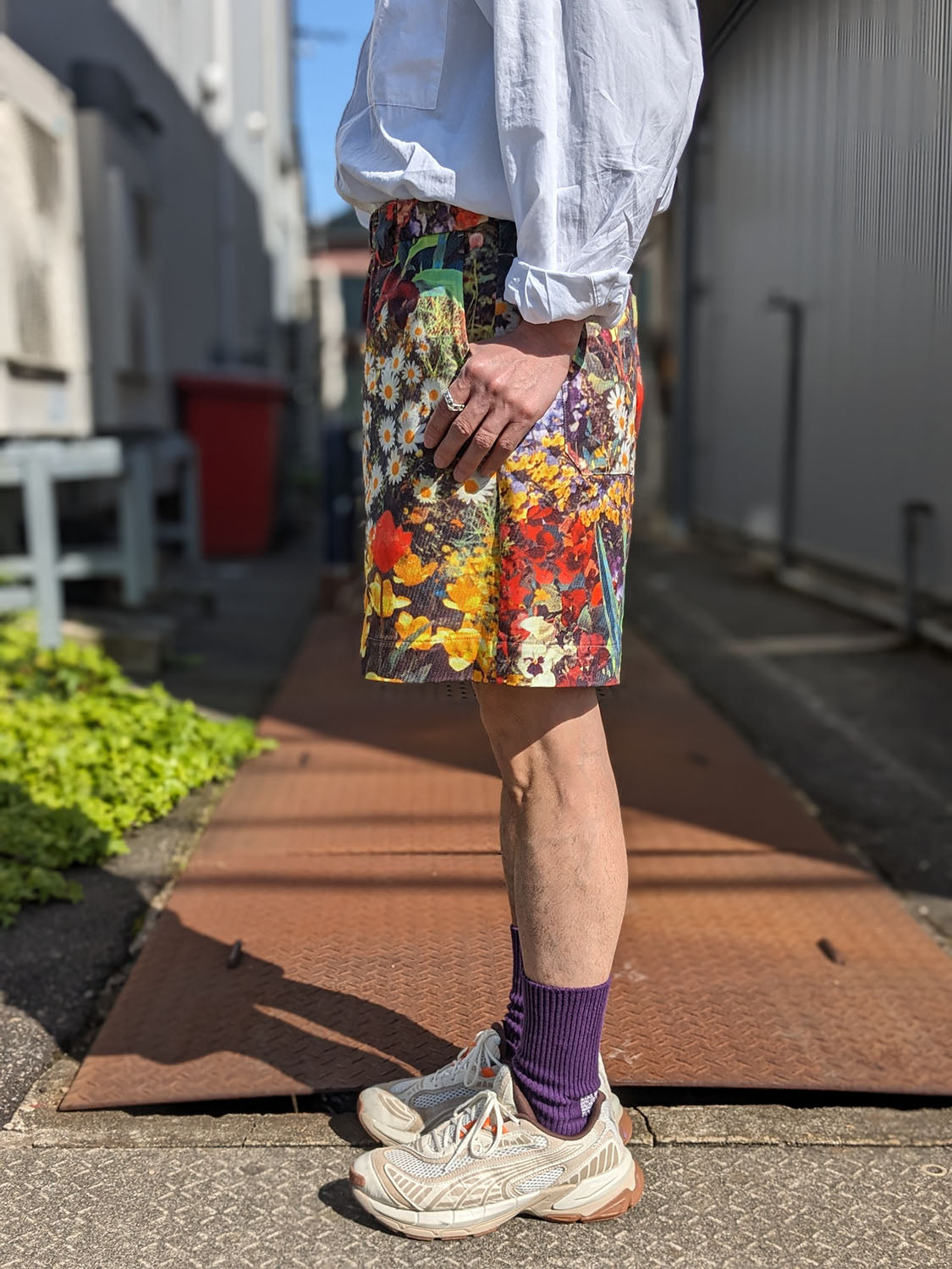 WATARU TOMINAGA PRINTED SHORTS(Garden-2)