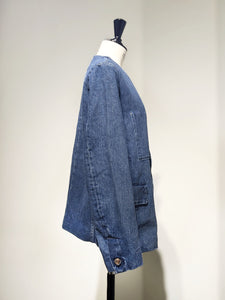 TANAKA  ST-127NC NO COLLAR JEAN JACKET