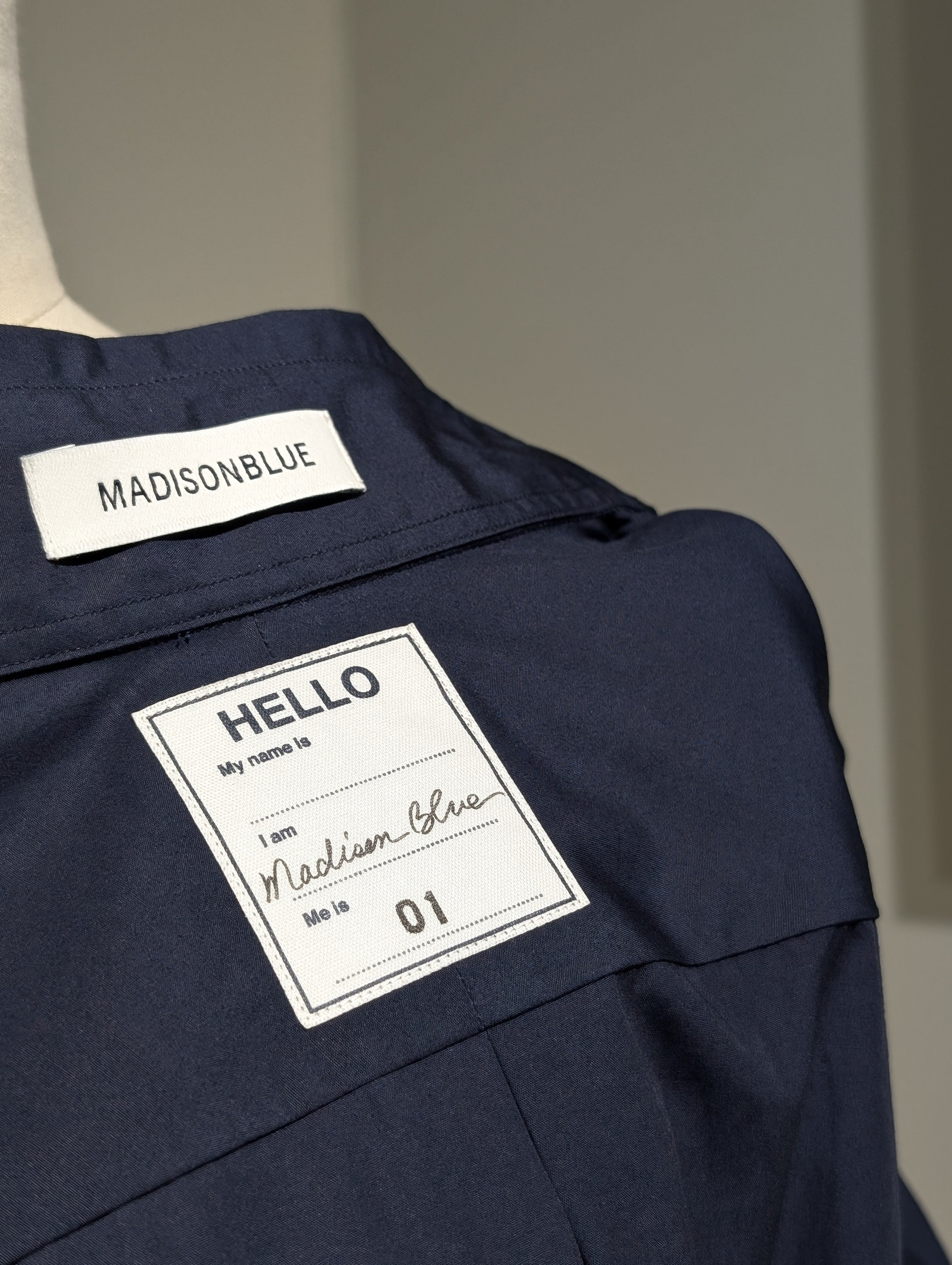 MADISONBLUE  MADISON L/S SH TYPEWRITER