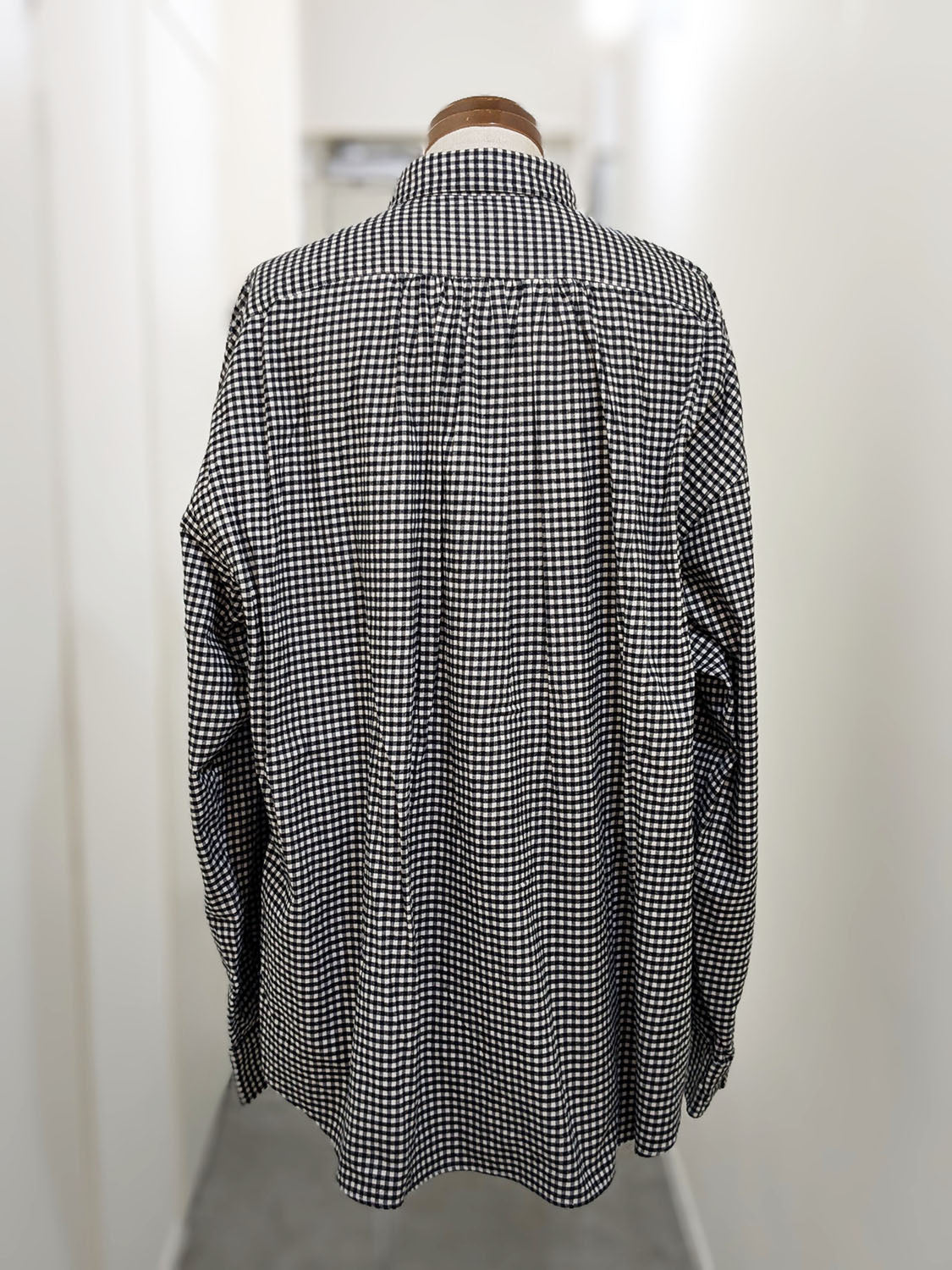 Porter Classic ROLL UP FLANNEL GINGHAM CHECK SHIRT
