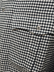 Porter Classic ROLL UP FLANNEL GINGHAM CHECK SHIRT