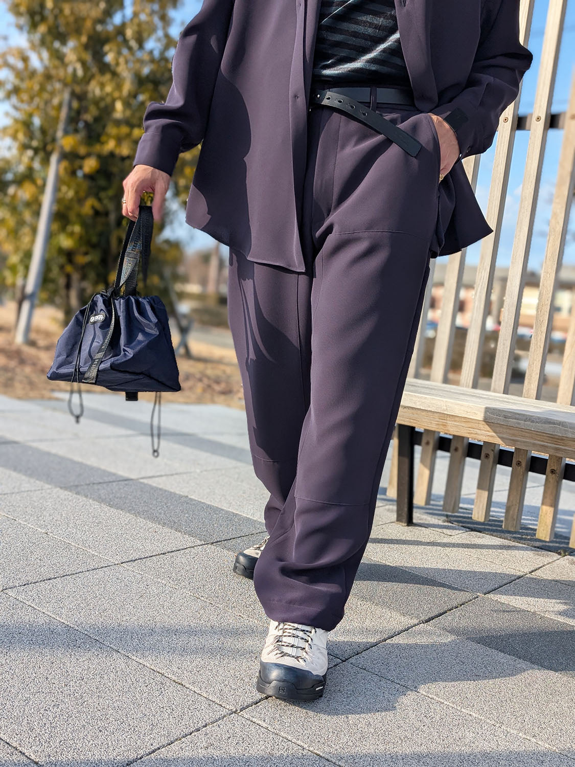N.HOOLYWOOD 2251-CP29-095 WIDE EASY PANTS