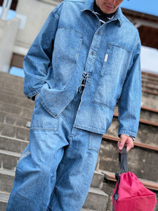 N.HOOLYWOOD 9251-BL08-007 DENIM SHIRT BLOUSON