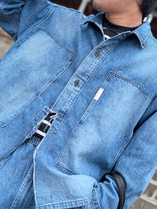N.HOOLYWOOD 9251-BL08-007 DENIM SHIRT BLOUSON