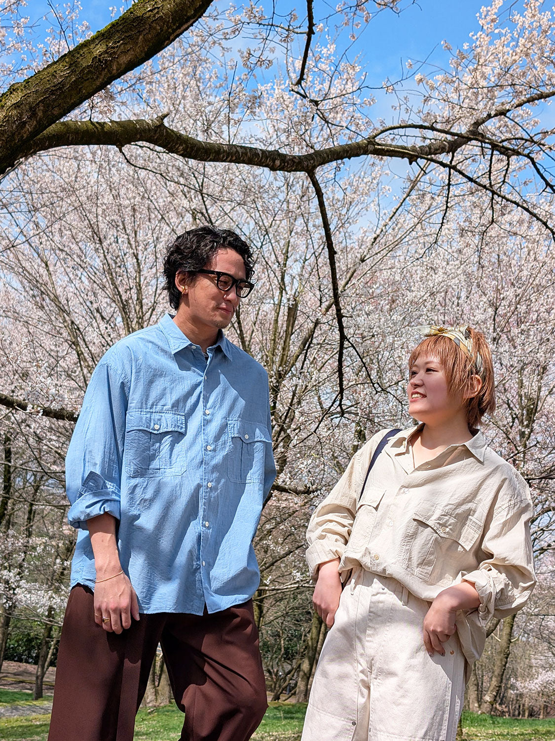 Porter Classic ROLL UP CHAMBRAY SHIRT