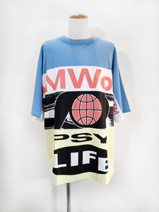 P.A.M PSY LYF FLAG OVERSIZED TEE