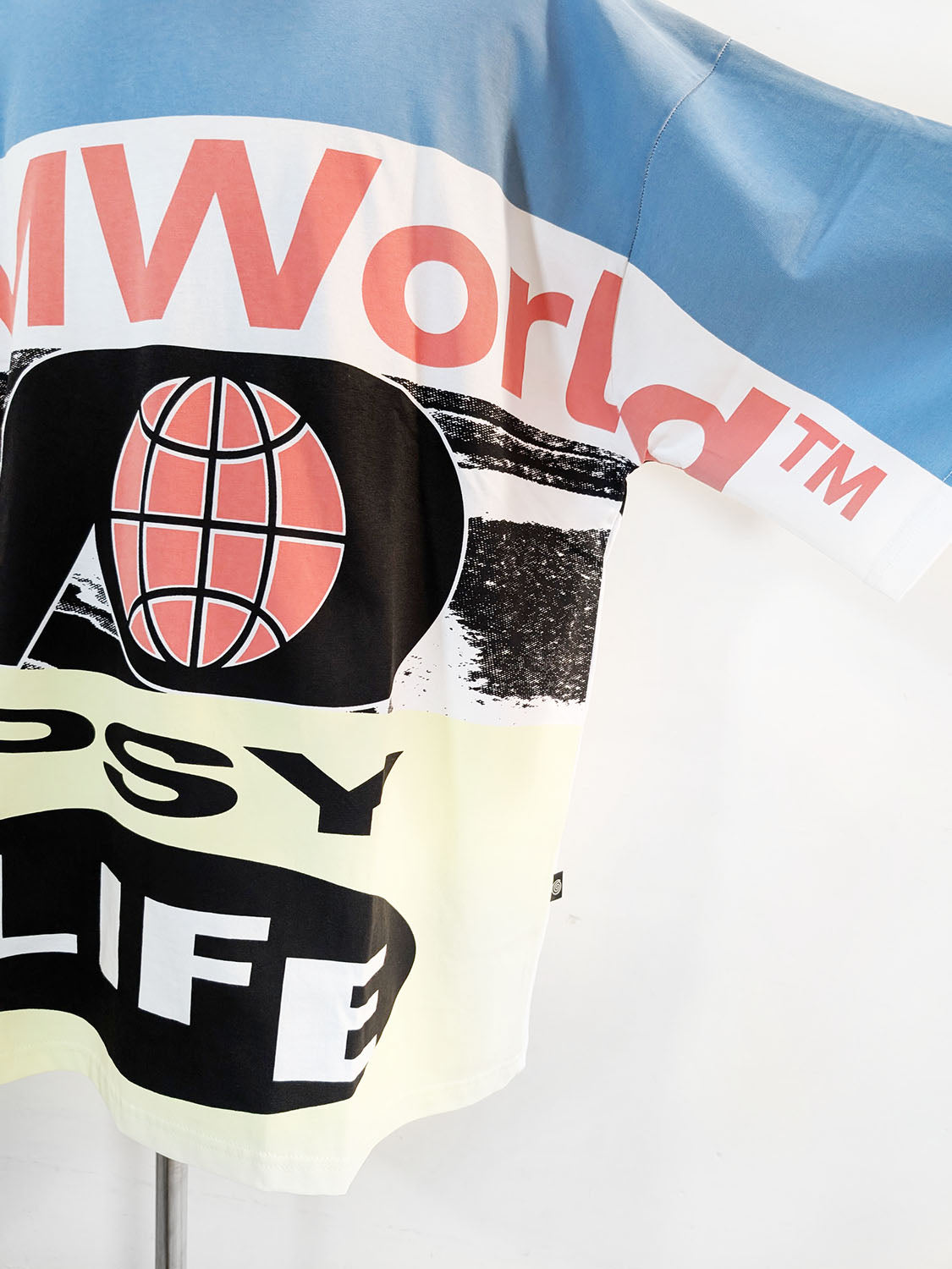 P.A.M PSY LYF FLAG OVERSIZED TEE