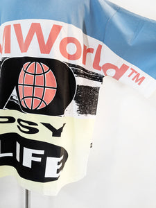 P.A.M PSY LYF FLAG OVERSIZED TEE