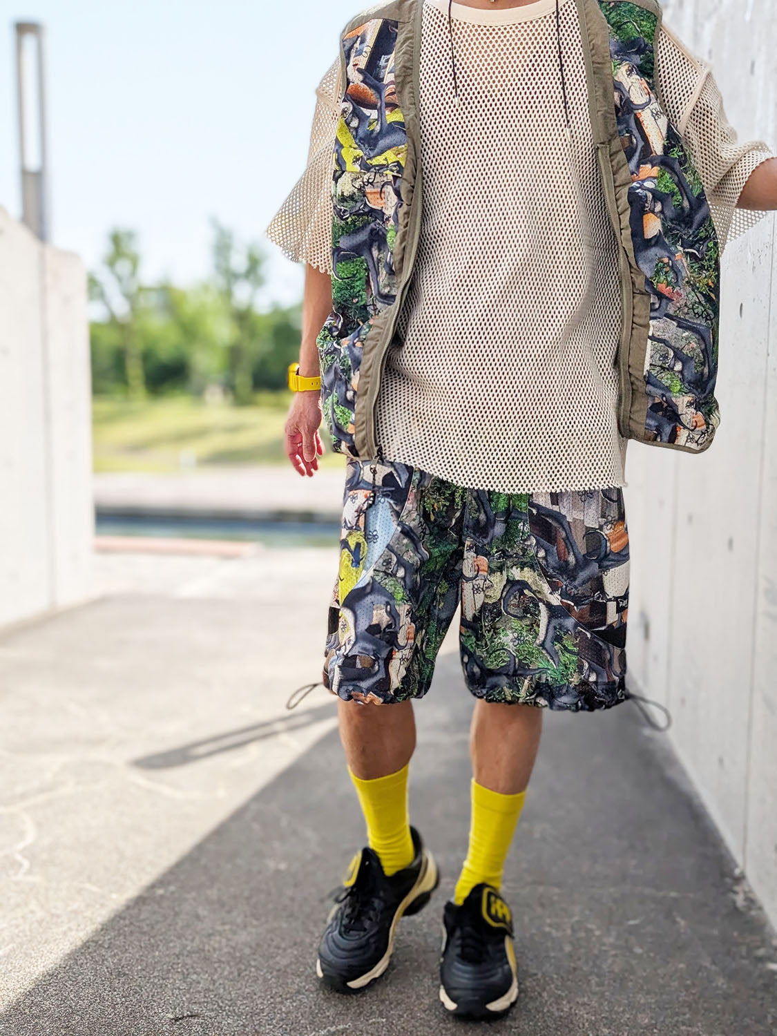P.A.M REAL TREE MESH SHORTS