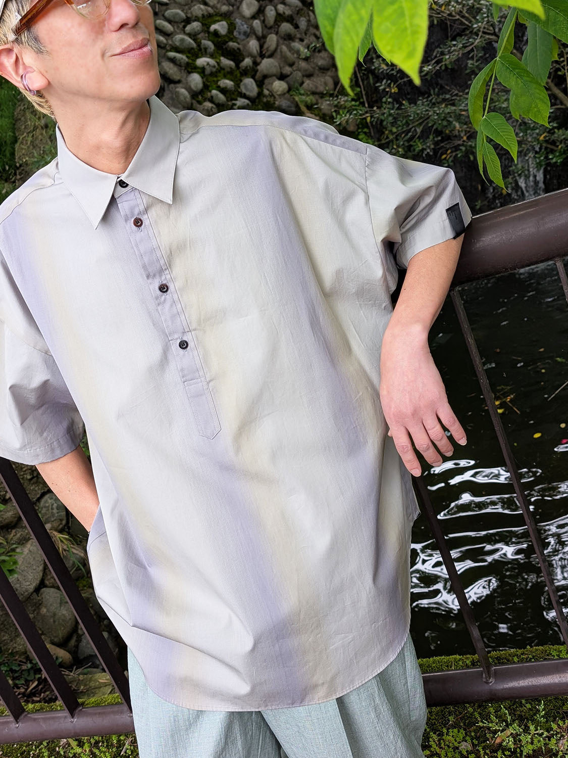 N.HOOLYWOOD 2251-SH56-011 PULLOVER HALF SLEEVE SHIRT