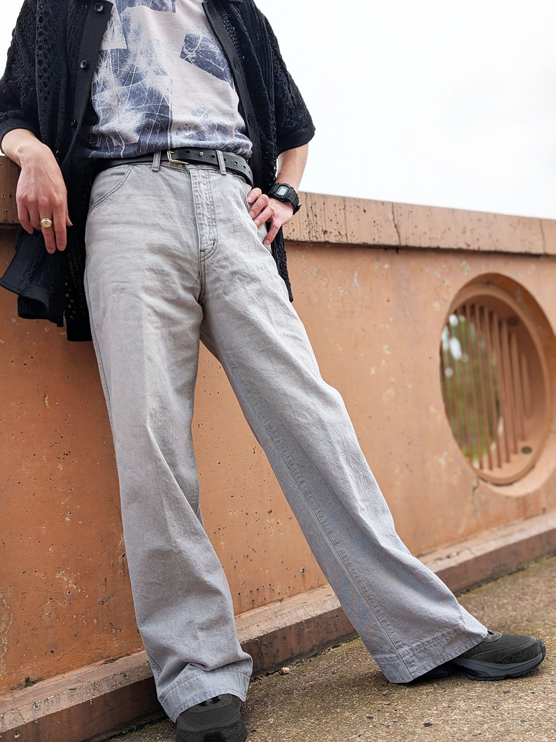 N.HOOLYWOOD 2251-CP22-015 DENIM WIDE PANTS