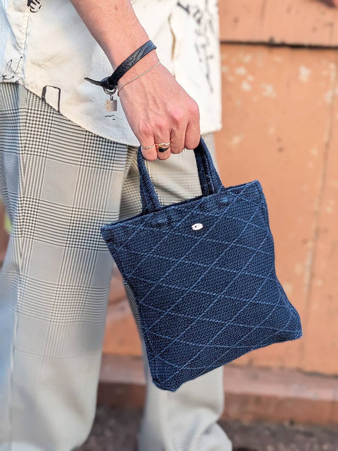 Porter Classic KENDO MINI TOTE BAG W / SILVER CHARM