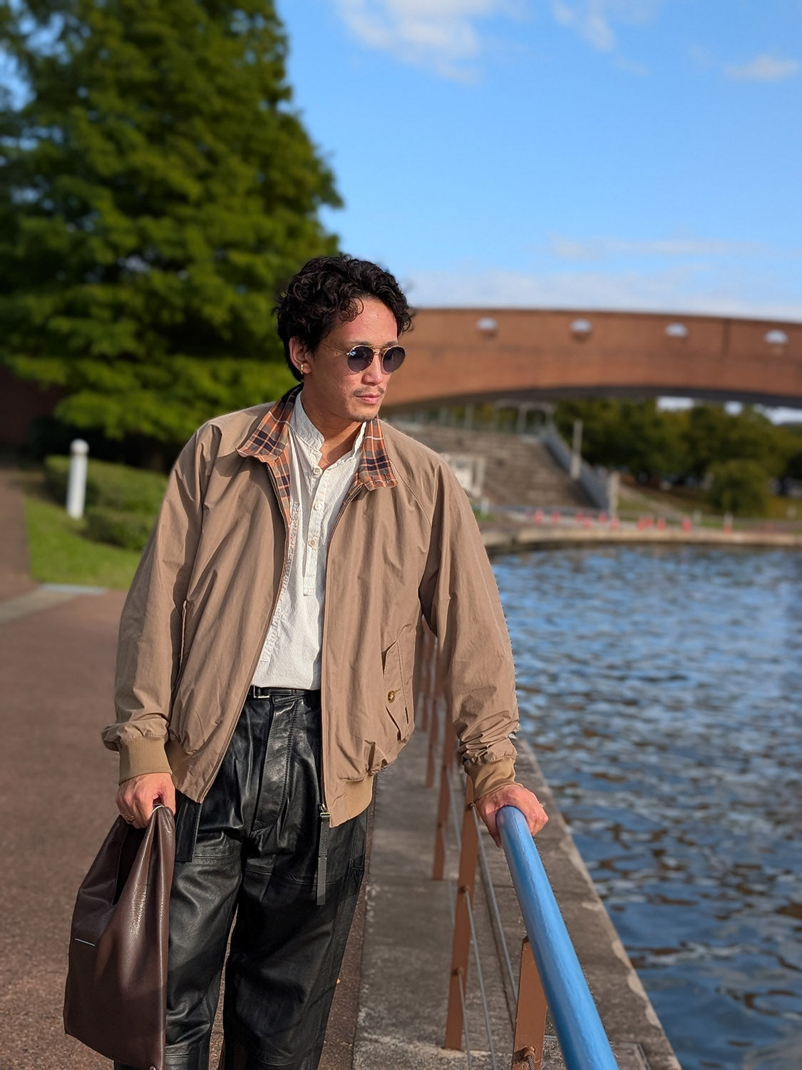 N.HOOLYWOOD × BARACUTA 2252-BL80-045 REVERSIBLE HARRINGTON JACKET