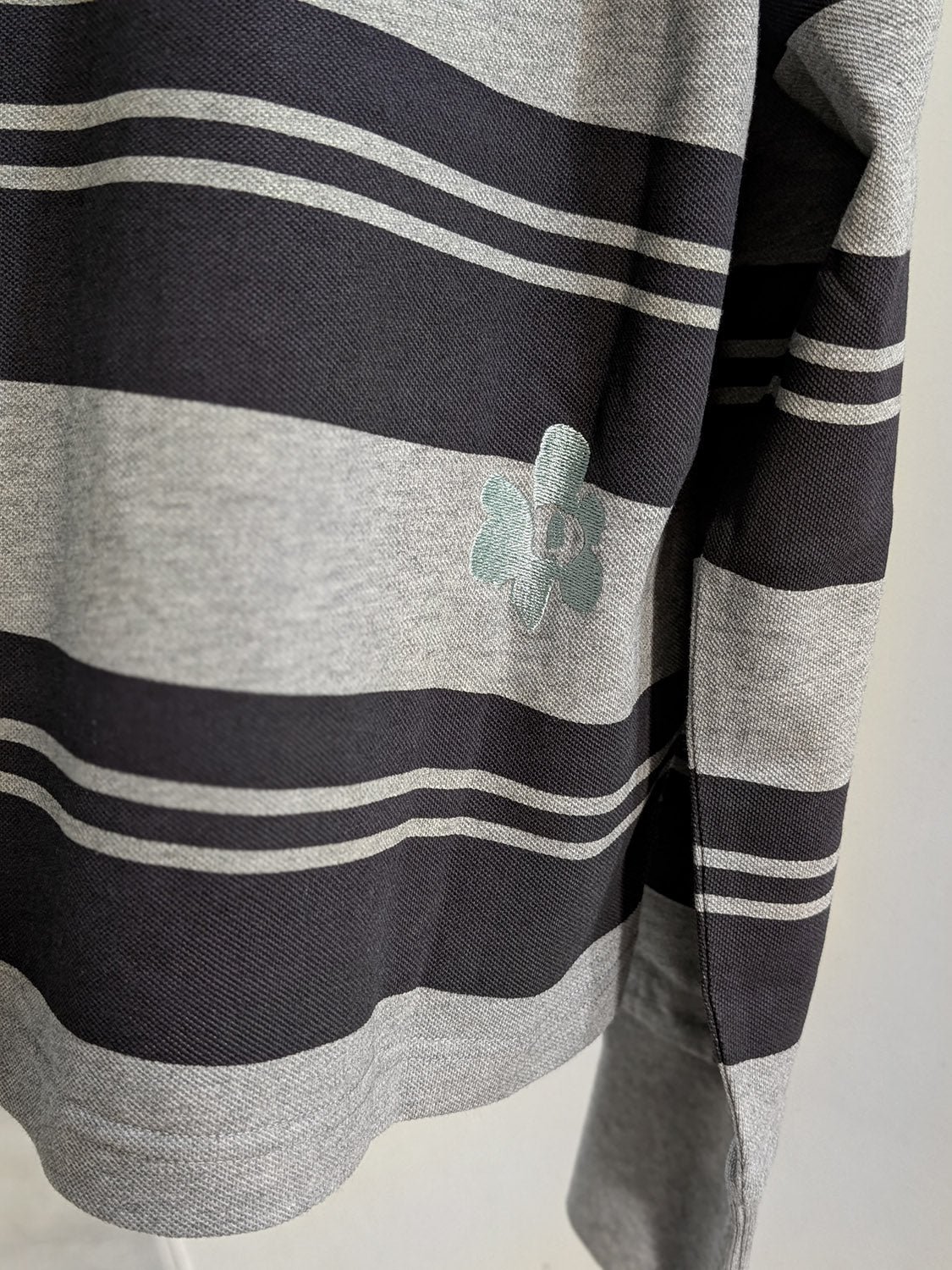 P.A.M LINES IN TIME STRIPE MOCK NECK LS