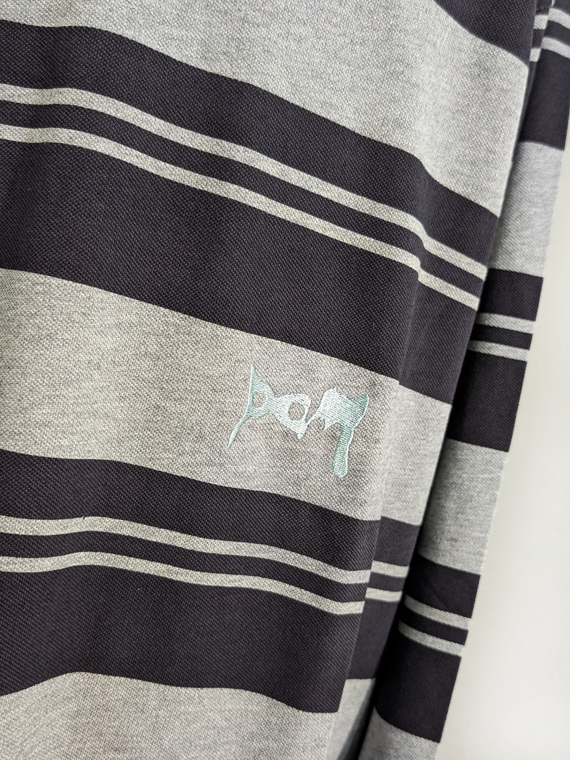 P.A.M LINES IN TIME STRIPE MOCK NECK LS