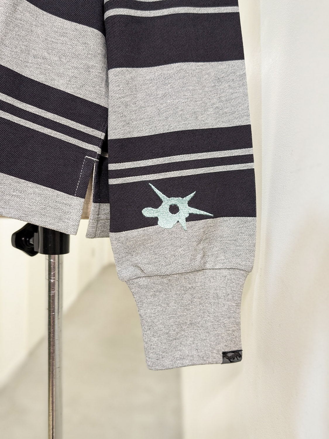 P.A.M LINES IN TIME STRIPE MOCK NECK LS