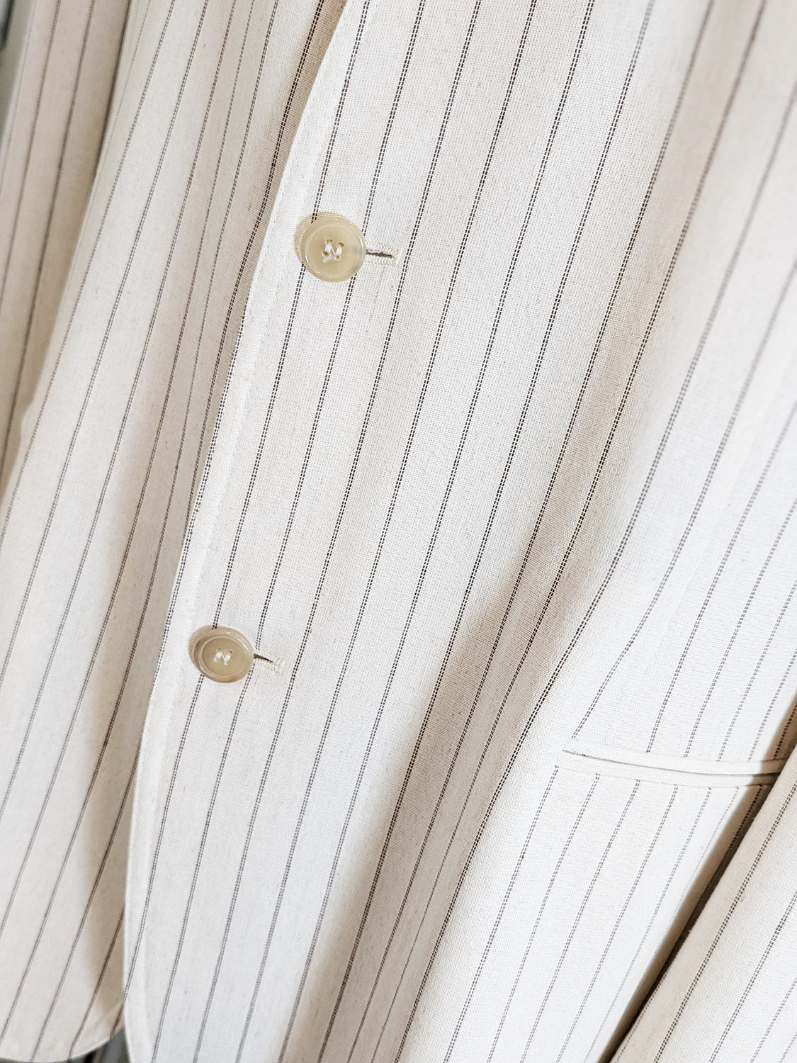 HED MAYNER PIN STRIPED VISCOSEJACKET