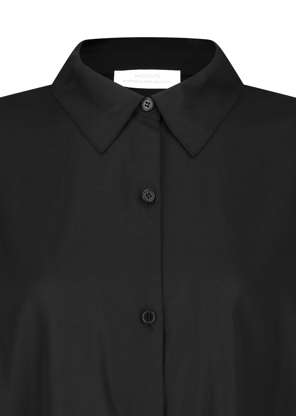 AMOMENTO SHEER COTTON CLASSIC SHIRT