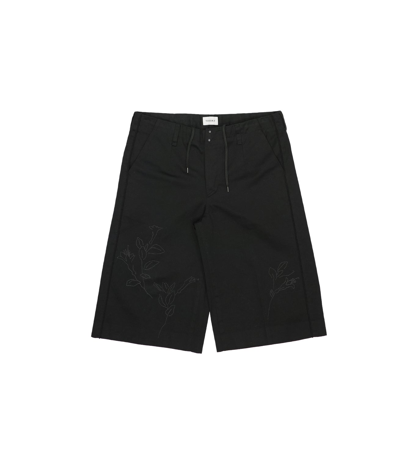 TANAKA  ST-253-BKE THE SHORTS (BLACK EMBROIDERY)