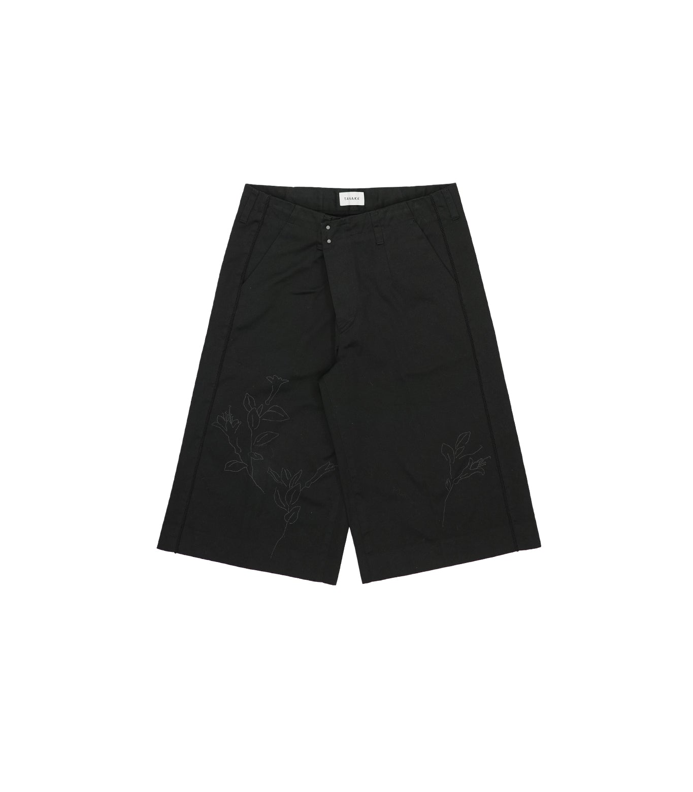 TANAKA  ST-253-BKE THE SHORTS (BLACK EMBROIDERY)