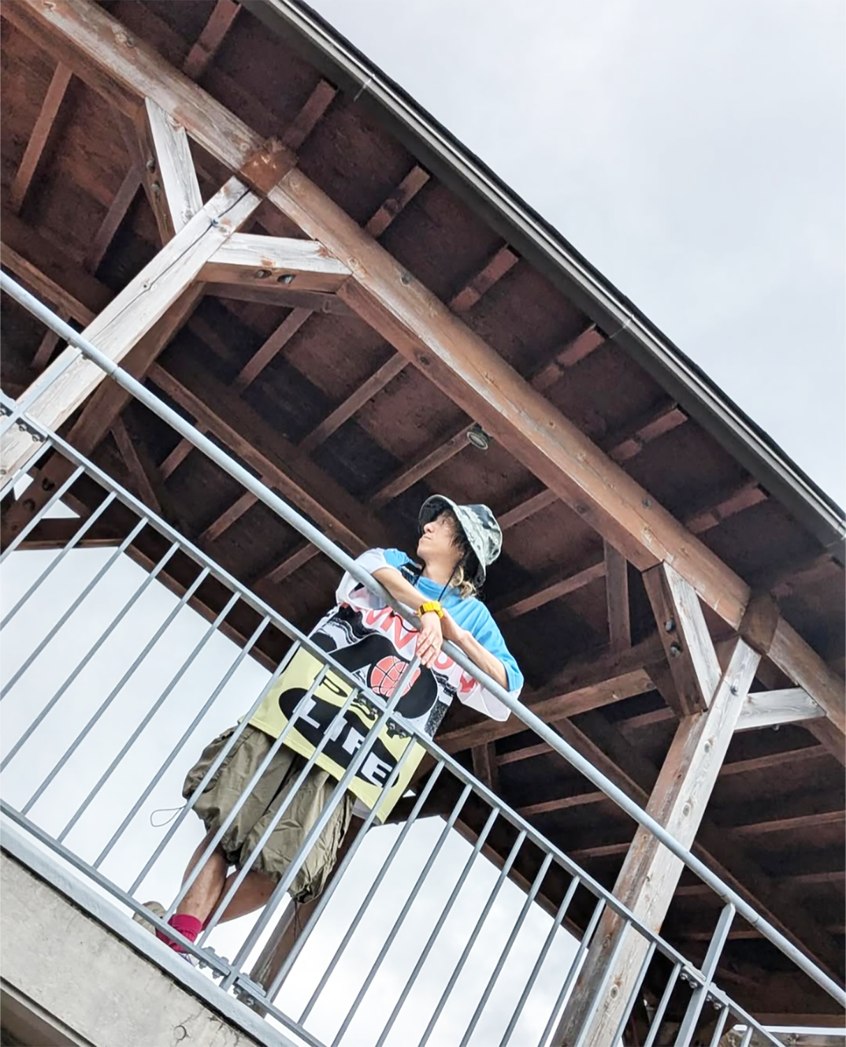 P.A.M PSY LYF FLAG OVERSIZED TEE