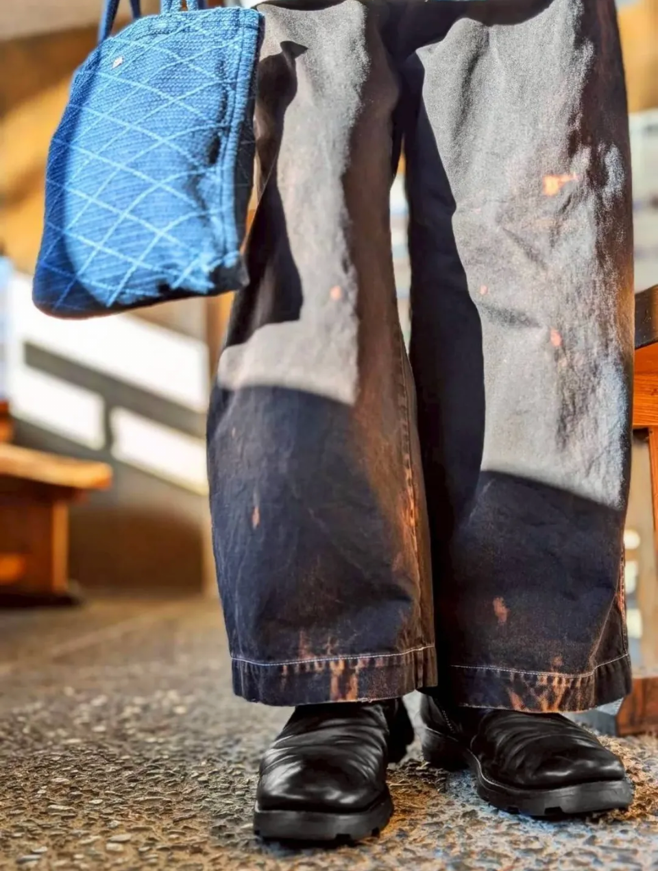 concause WIDE CHINO TROUSER