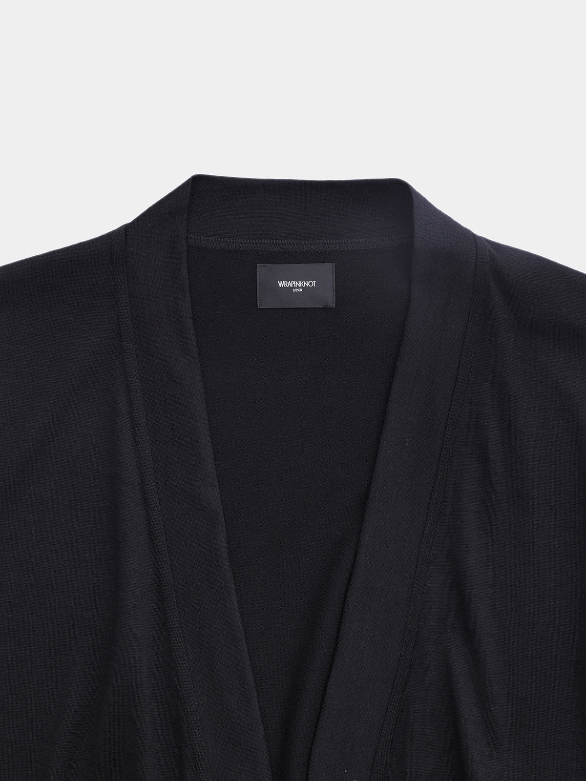 WRAPINKNOT【MCS10・BUTTON-LESS CARDIGAN】