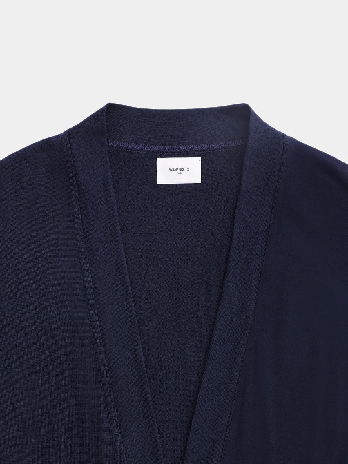 WRAPINKNOT【MCS10・BUTTON-LESS CARDIGAN】