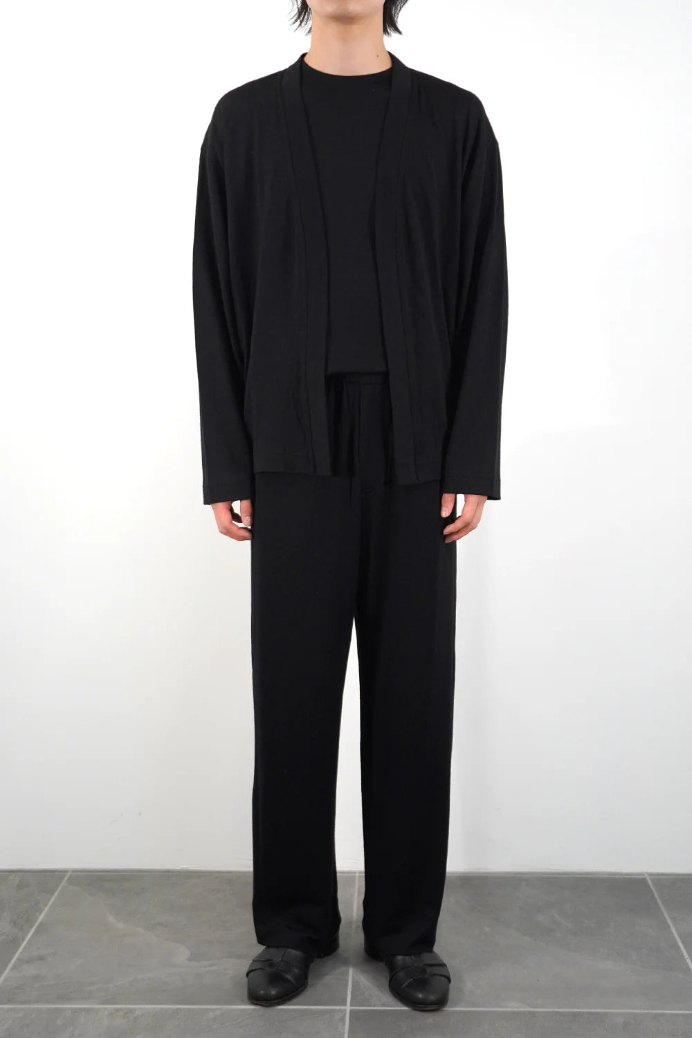 WRAPINKNOT【MCS10・BUTTON-LESS CARDIGAN】