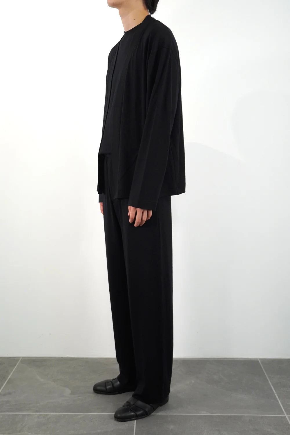 WRAPINKNOT【MCS10・BUTTON-LESS CARDIGAN】