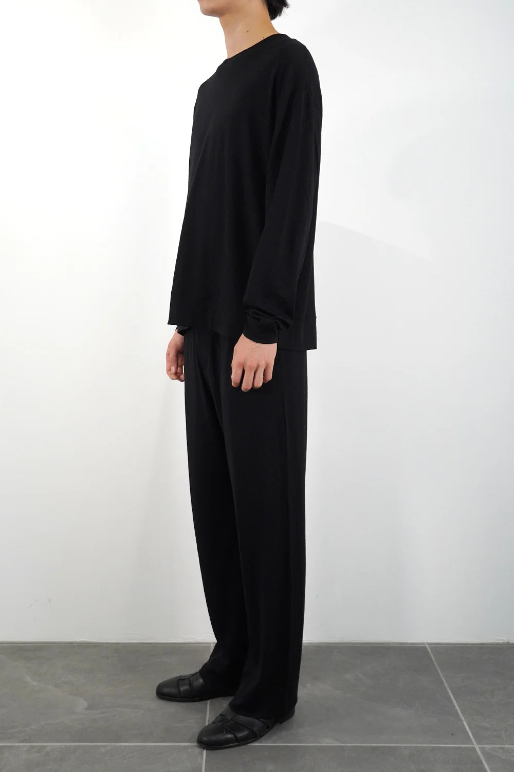 WRAPINKNOT【MCS03・L/S OVERSIZED T-SHIRT】