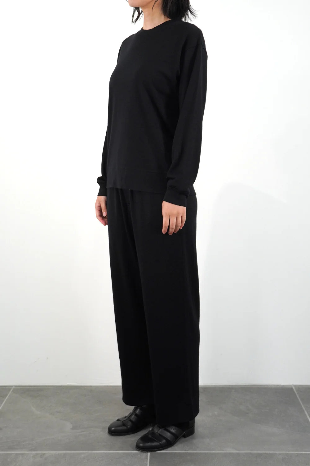 WRAPINKNOT【MCS03・L/S OVERSIZED T-SHIRT】
