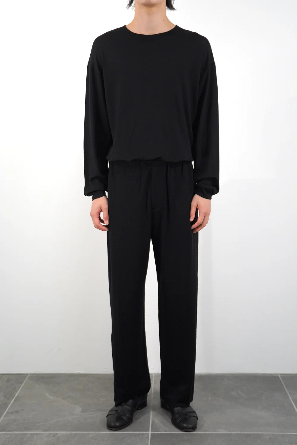 WRAPINKNOT【MCS03・L/S OVERSIZED T-SHIRT】